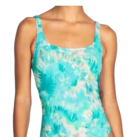 NWT Johnny Was Calme Tank Tie Dye One Piece Swimsuit Medium - Picture 4 of 10
